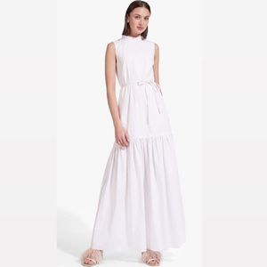 STAUD Zo Maxi Dress, White